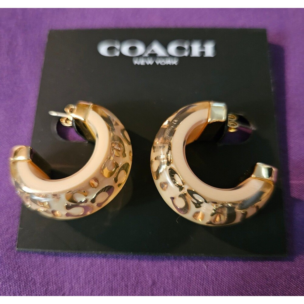 Coach earrings